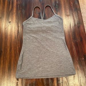 Lululemon Power Y Tank Top - Gray - Size 6
